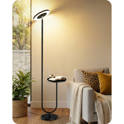 Lampe de table sur pied 63 "à DEL à intensité variable avec télécommande
