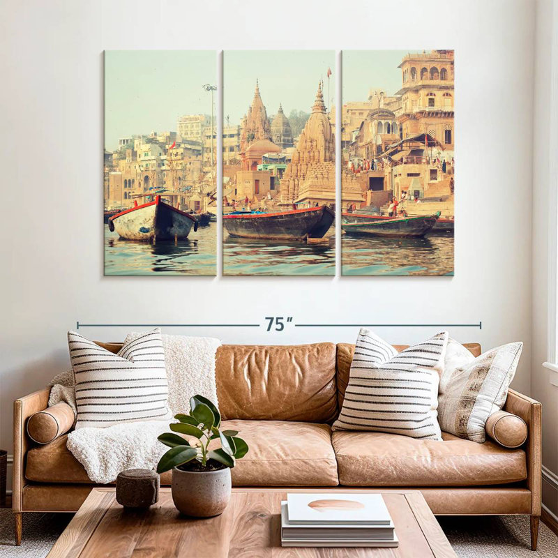 Sebbie Varanasi, 42" H x 65" W