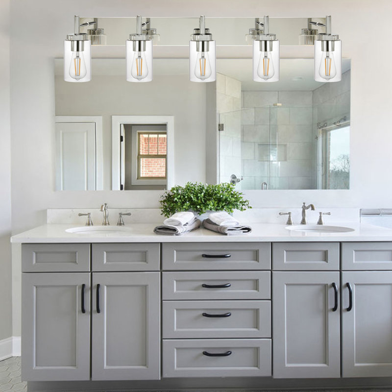 Phanto 5 - Light Dimmable Vanity Light, Chrome