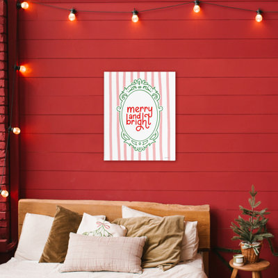 «Merry and Bright Ornate», toile par Rachel Nieman