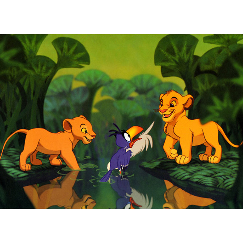 Simba, Zazu et Nala, H 13 po x l 18 po