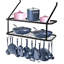 Metal Rectangle Wall Mounted Pot Rack