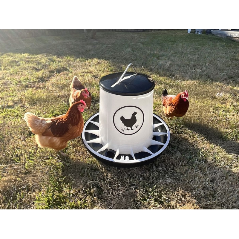 Mangeoire à poulet 26 lb - Noir, 26 gallons, Noir