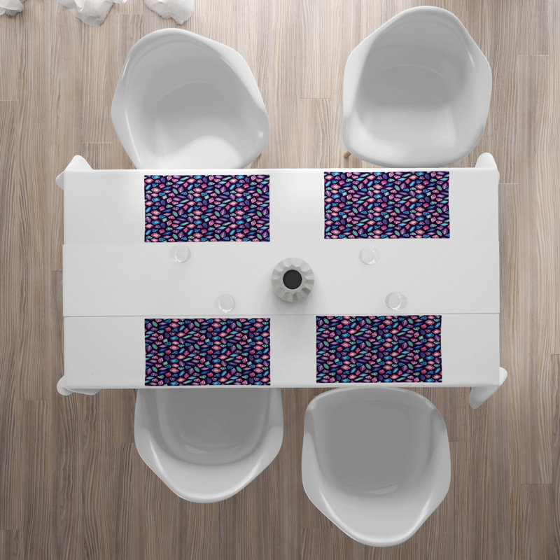 Polyester Geometric Rectangle Placemat