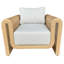 Chaise de patio en osier Adonia