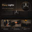 Luminaire suspendu de bureau à intensité variable de 4 lumières DEL Acies-114781977-129548141-129548139