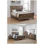 Grand lit-bateau en bois massif Gintare-884883622