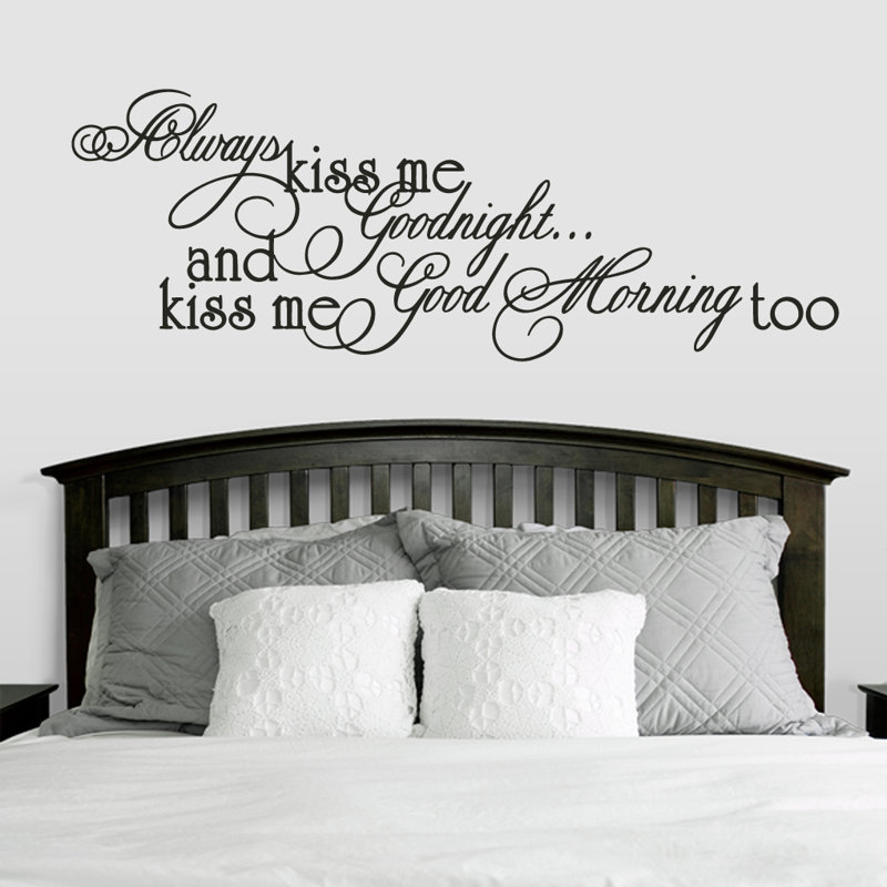 Text & Numbers Non-Wall Damaging, Black