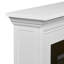 Cleo 76" Landscape Electric Fireplace In White