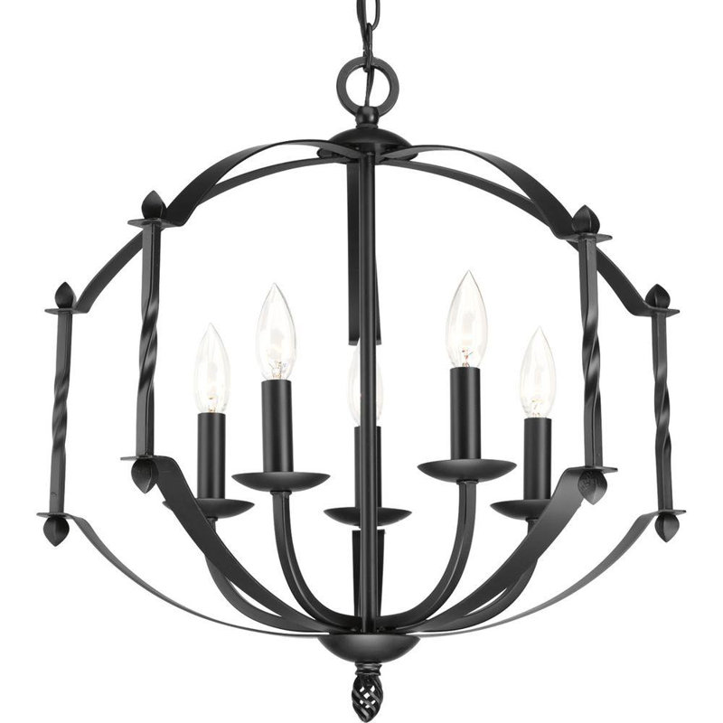 Barragan 5 - Light Dimmable Geometric Chandelier