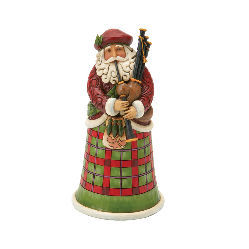 Père Noël écossais Jim Shore Heartwood Creek H 6,75 po