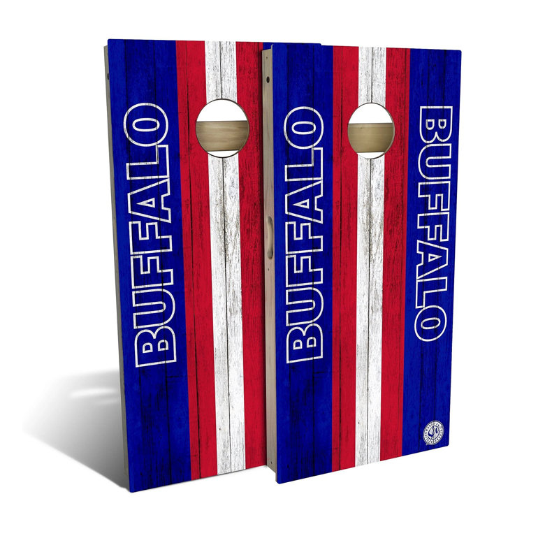 Ensemble de cornhole Buffalo Football, AUCUN accessoire