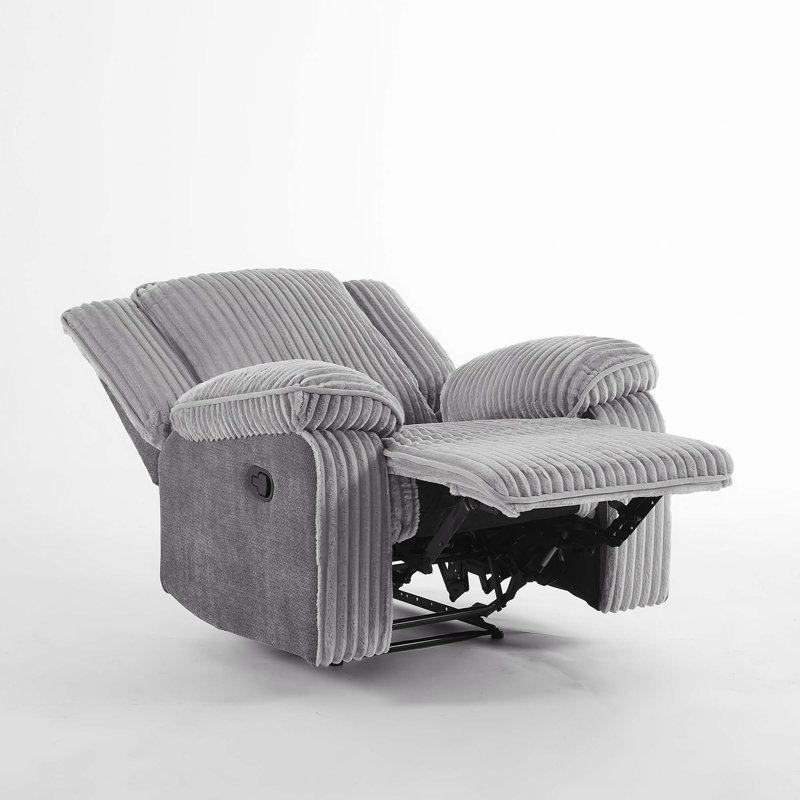 100.5cm Wide Wall Recliner Standard Recliner, Grey