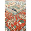 Tapis bleu foncé / rouille / beige en laine / coton oriental noué à la main 8 pi 10 po x 12 pi Oriental-781455465