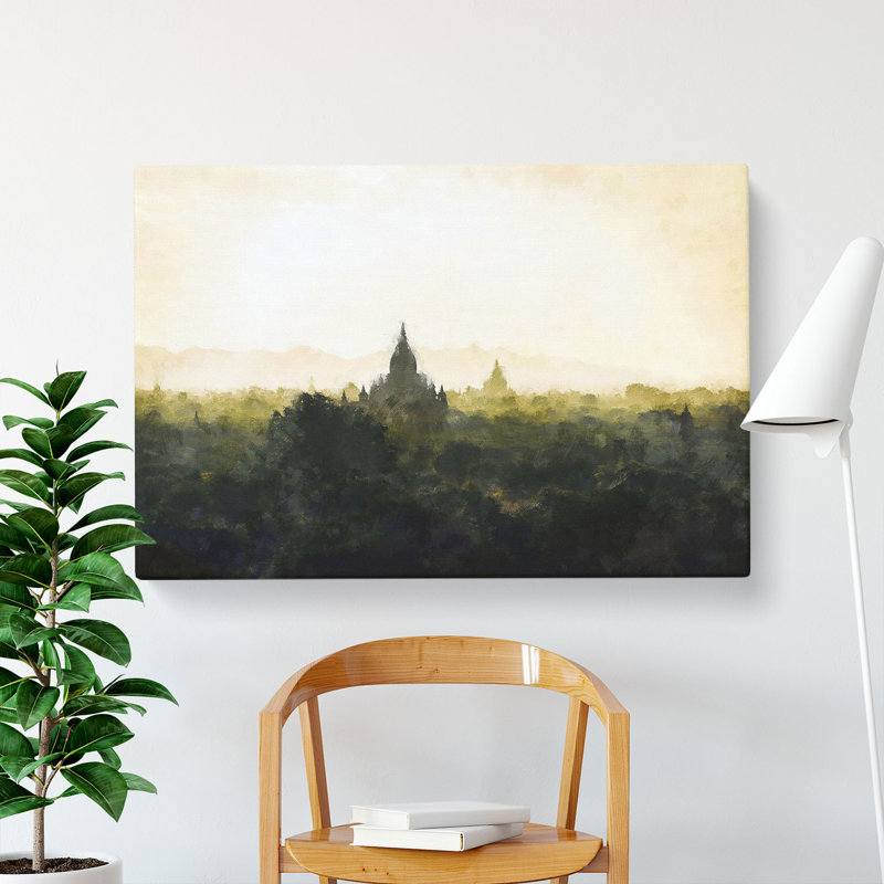 Old Bagan In Myanmar - Wrapped Canvas, 50cm H x 76cm W x 3cm D
