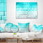 Coussin Blue Mosaic Cubes - Street Art-29863302-29863304