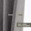 Paire de rideaux 100% occultant et isolant en polyester (ensemble de 2)-859284167-861355181