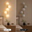 Luminaire pour salle de bain à 5 lumières en or brossé avec abat-jour en verre opale givré 27,56 po Aurelia