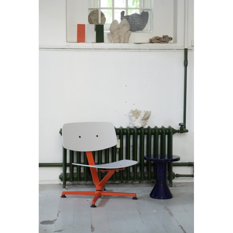 Arba Side Chair, White/Dark Green