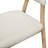 Oslo Modern Upholstered Solid Wood Arm Dining Chair with Curved Backrest (Set of 2)-839248595