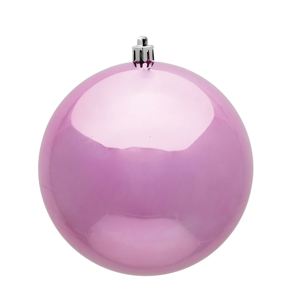 Holiday Décor Ball Ornament, Pink Shiny