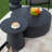 ROME Round Concrete Coffee Table 101.6 x 101.6 x 36 cm-93071675