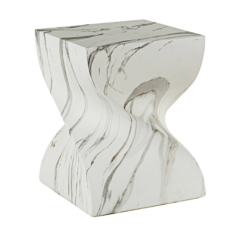 Cement Outdoor End Tables Side Table