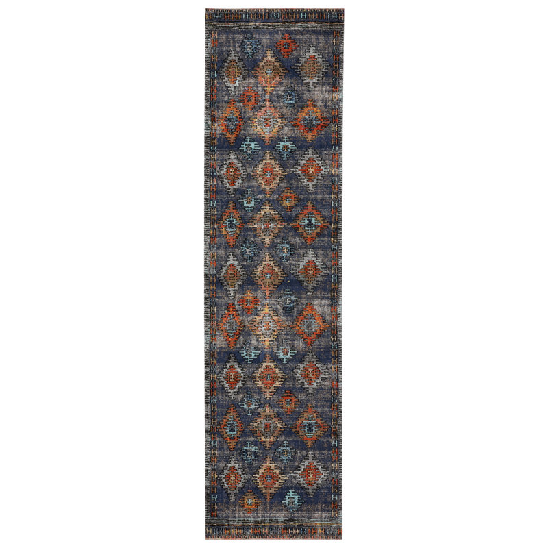 Halstead Moroccan Indoor / Outdoor Rug, Runner 2'8" x 10'
