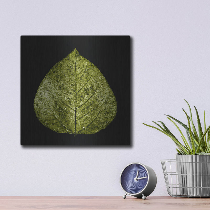 «Feuille verte» par PhotoINC Studio, H 12 po x l 12 po