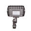 Projecteur de sécurité d'extérieur 15 W 3000 K, 120 à 277 V, homologué UL (ensemble de 2)