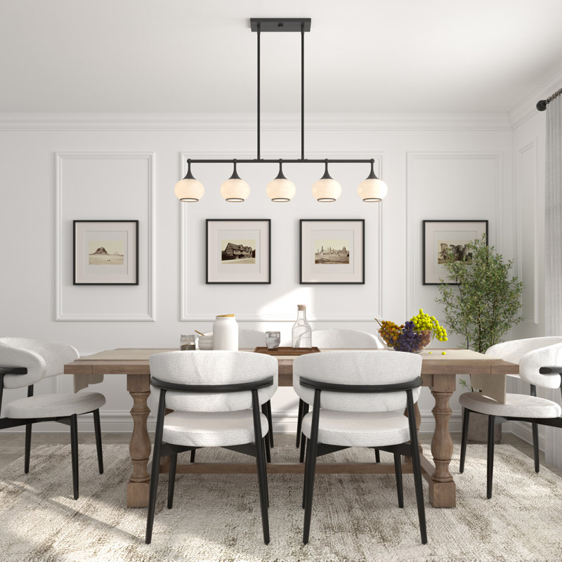 5 - Light Pendant, Matte Black