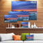 «Blue Sky and Waters Panorama», reproduction de photo sur toile tendue-19241035