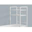 Bureau d'ordinateur, bureau personnel, ordinateur portable, tablettes de rangement, L 48 po