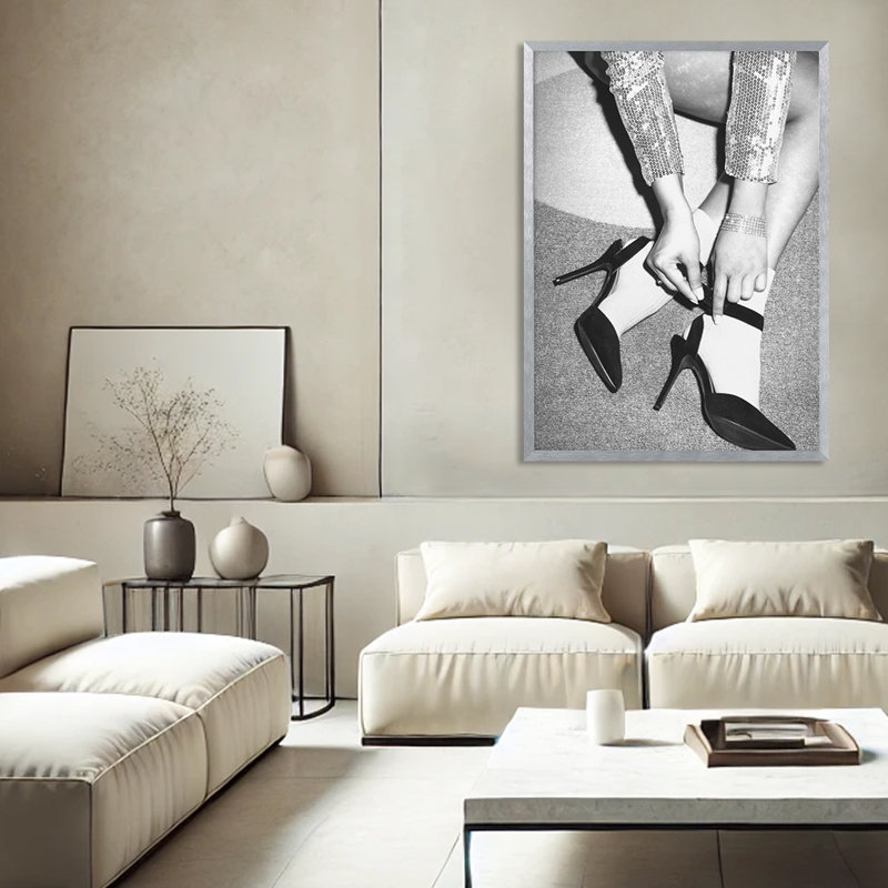 Disco Feet Baw Print by Pictufy Studio III, 40" H x 30" W