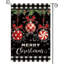 Drapeau de la maison de la vie colorée Buffalo Plaid Merry Christmas