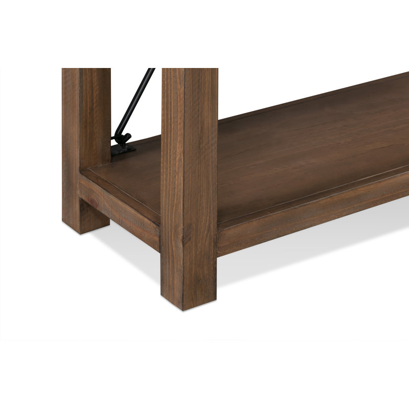 Bibliothèque standard en bois massif H 76 po x l 20 po Menta