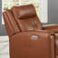 Fauteuil inclinable en cuir Eriyona