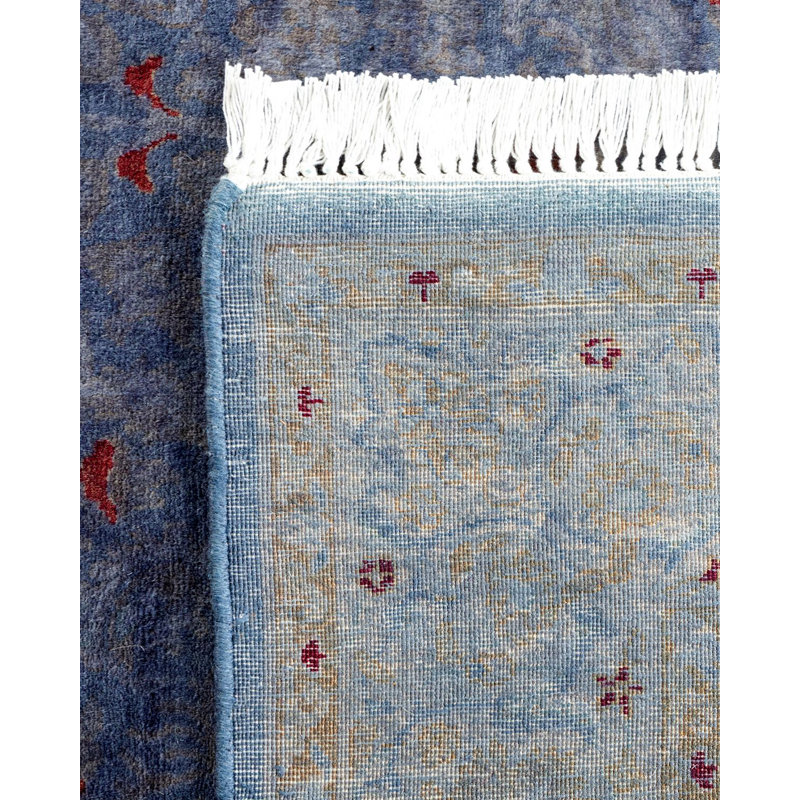 Fine Vibrance One-of-a-Kind 4' 2" x 6' 5" Hand Knotted Area Rug