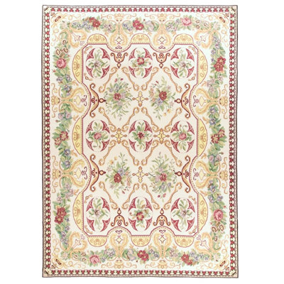 Milano One-of-a-Kind Rectangle 13'10" X 20'1" Area Rug in Red/Beige/Yellow