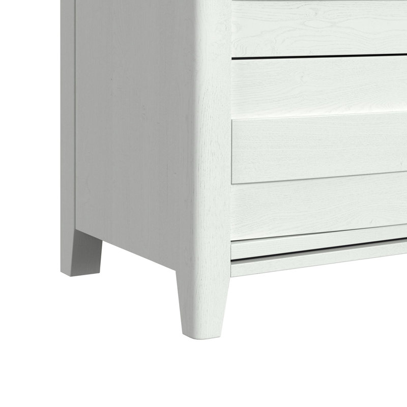 Commode blanche à 5 tiroirs Rosston