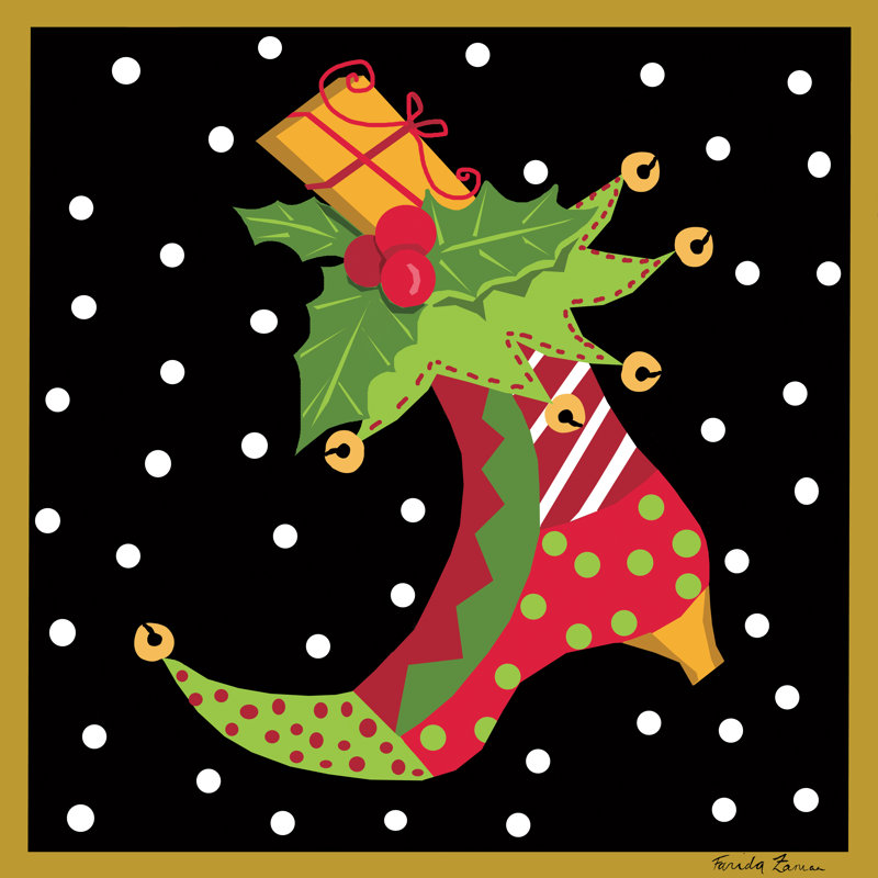 The Night Before Christmas III - No Frame Print on Canvas, 30cm H x 30cm W x 3.8cm D