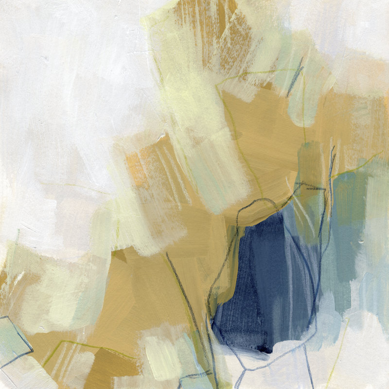 Blue Beacon II by June Erica Vess - Wrapped Canvas Painting, 76cm H x 76cm W