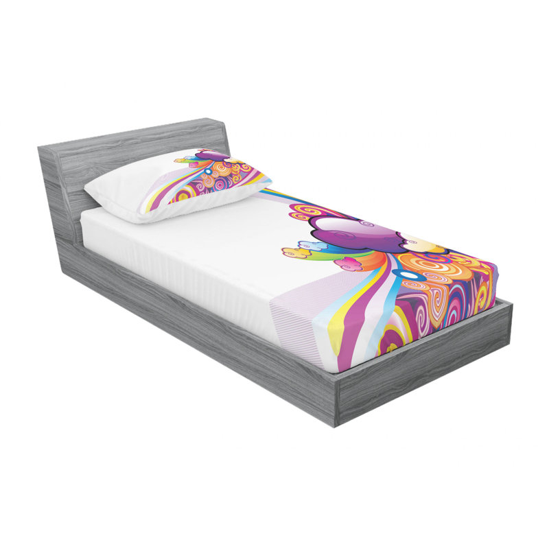 Microfiber Sheet Set, Twin XL Sheet Set with Fitted Sheet