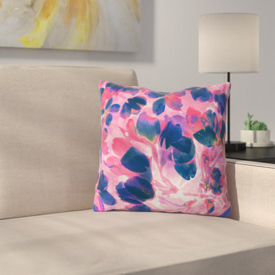 Coussin décoratif fleurs cerises