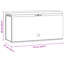 WFX Utility 114cm W 290L Water Resistant Plastic Lockable Deck Box-1818299335