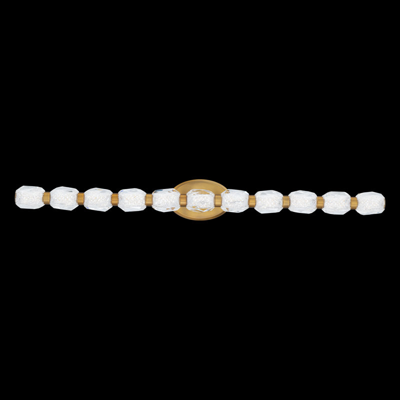 Seduction 11 - Light LED Bath Bar, Aged Brass