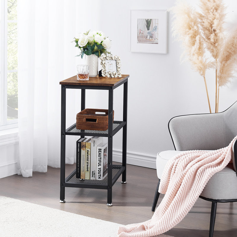 Kempst End Table, Gray/Brown