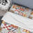 Silver And Yellow Patchwork Polyester Patchwork Duvet Cover-1791619645