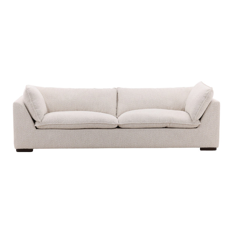 Ramona 104" Wide Upholstered Sofa, Tatum Cream