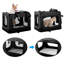 Collapsible Soft-Sided Crate with 3 Doors-34992127-34992128